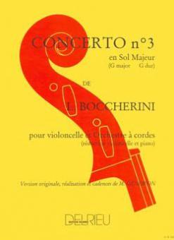 Concerto No. 3 en sol majeur G480 No. 7 