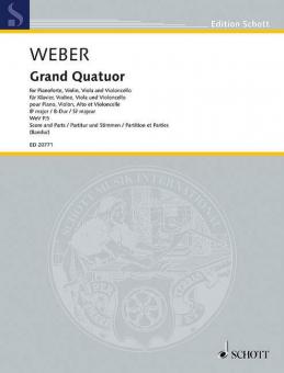 Grand Quatuor B Flat Major Wev P.5 Standard