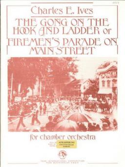 The Gong On The Hook And Ladder Or Firemen's Parade On Main Street 