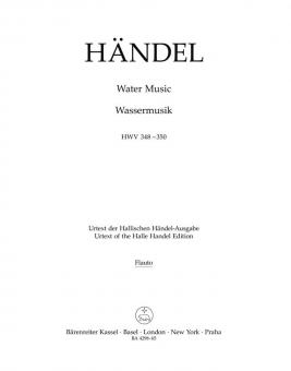 Wassermusik HWV 348-350 