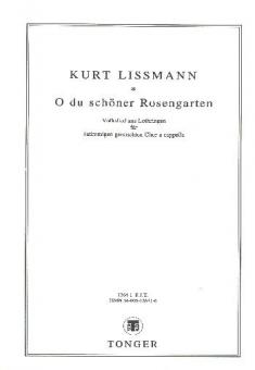O du schöner Rosengarten 