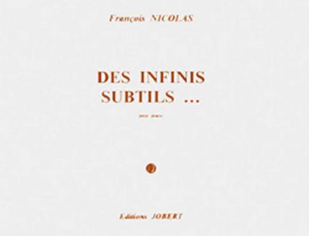 Des infinis subtils 