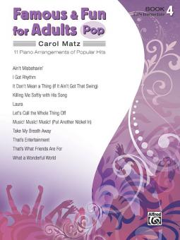 Famous & Fun for Adults: Pop, Book 4 
