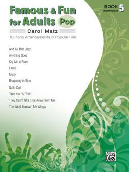 Famous & Fun for Adults: Pop, Book 5 