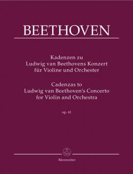 Cadenzas for Ludwig van Beethoven's concerto Standard