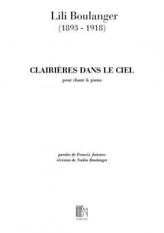 Clairières dans le Ciel 