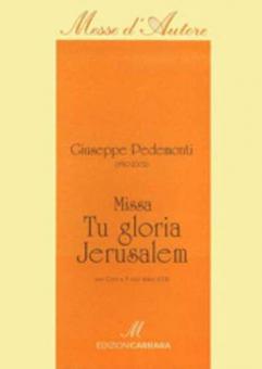 Messa Tu gloria Jerusalem 