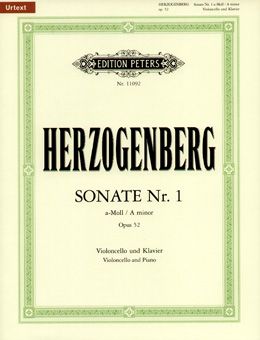 Cello Sonata No. 1 in A minor Op. 52 