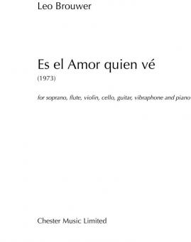 Es el Amor quien ve 