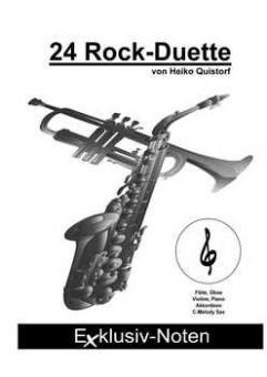 24 Rock-Duette in C (Violinschlüssel) 