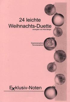 24 leichte Weihnachtsduette für Bb-Instrumente 