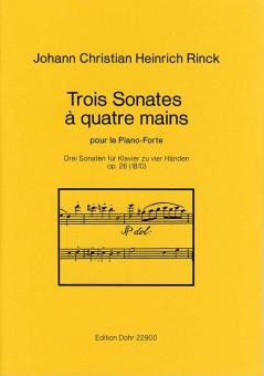Trois Sonates à quatre mains 
