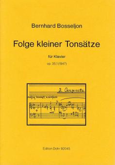 Folge kleiner Tonsätze 