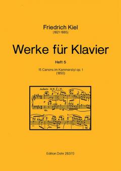 Werke für Klavier Heft 5 