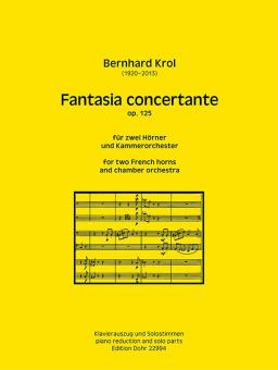 Fantasia concertante für zwei Hörner und Kammerorchester 