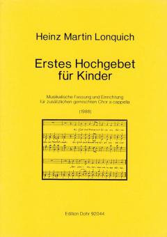 Erstes Hochgebet für Kinder 
