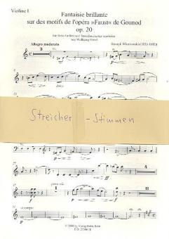 Fantaisie brillante für Violine und Streichorchester 