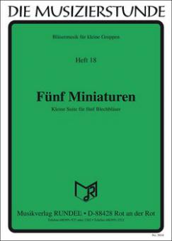 5 miniatures 