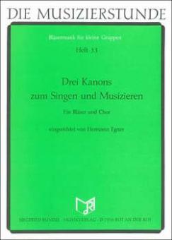 3 canons to sing and make music 