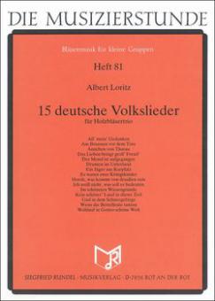 15 German folk songs 