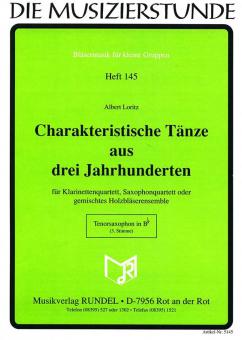 Characteristic dances from 3 centuries 