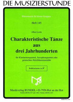 Characteristic dances from 3 centuries 