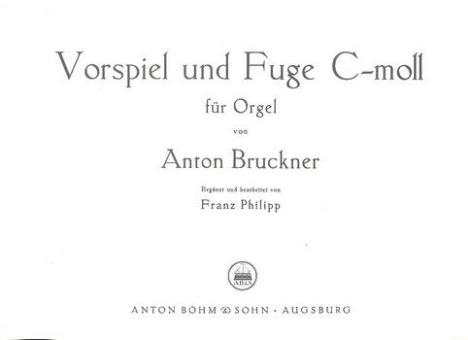 Prelude And Fugue in C minor 