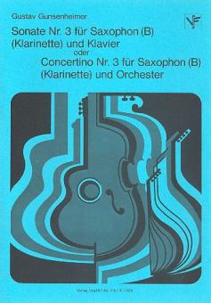 Sonate Nr. 3 oder Concertino Nr. 3 