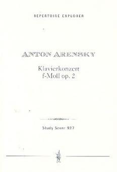 Klavierkonzert f-Moll op. 2 