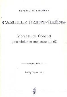 Morceau de concert für Violine und Orchester op. 62 