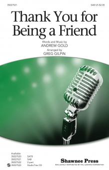 Thank You For Being A Friend Standard