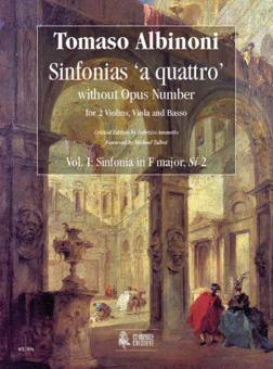 Sinfonias 'A Quattro' Without Opus Number Vol. 1 