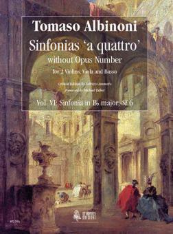 Sinfonias 'A Quattro' Without Opus Number Vol. 6 