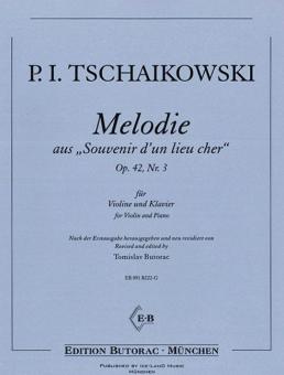 Melodie aus 'Souvenir d'un lieu cher' op. 42, Nr. 3 