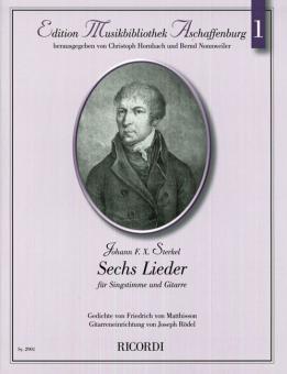 6 Lieder für Singstimme und Gitarre 