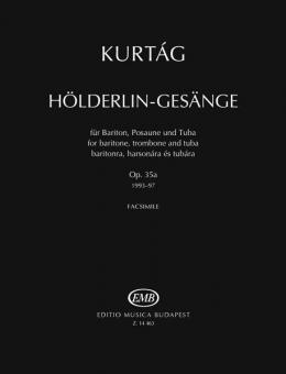 Hölderlin Gesänge op. 35 Heft 1 
