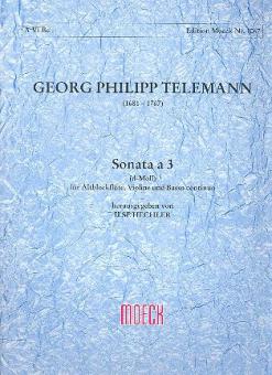 Sonate 3 D-Moll TMV42:D10 