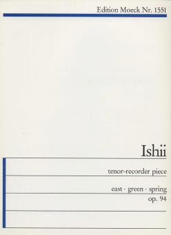 Tenor Recorder Piece Op. 94 East Green Spring 