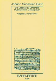 Die Gesänge zu G. Chr. Schemellis Gesangbuch BWV 439-507 