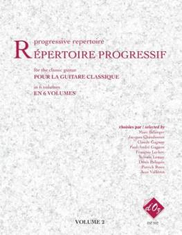 Repertoire progressif pour la guitare Vol. 2 