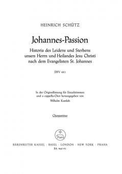 St John Passion SWV 481 Standard