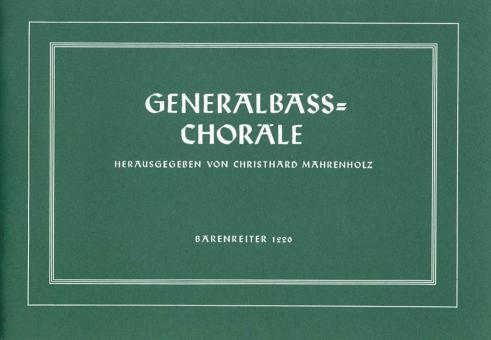 Generalbass-Choräle Standard
