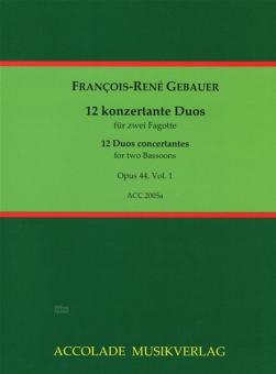 12 Duos Concertants 1 Op. 44 