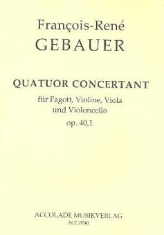 Quatuor Concertant Op. 40/1 