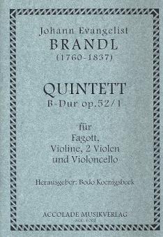 Quintett B-Dur Op. 52/1 