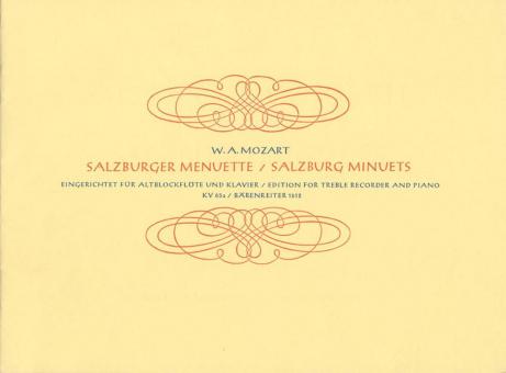 Salzburger Menuette KV 65a Standard
