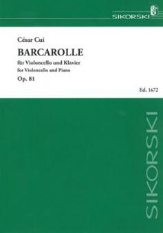 Barcarolle 