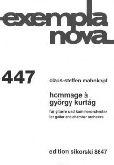 Hommage à György Kurtág 