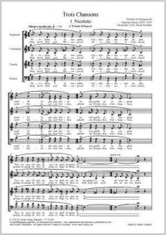 Ravel: Trois chansons 