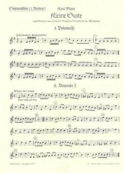 Erste Suite nach Tänzen aus Leopold Mozarts Notenbuch für Wolfgang Standard